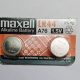 PILA ALCALINA MAXELL LR44 DE 1,5 V BLISTER X 2