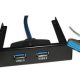 SLOT USB 3.0 FRONTAL DE 2 PUERTOS NSSLUSB3F